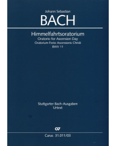 Bach: Himmelfahrtsoratorium, BWV 11 (Vocal Score)