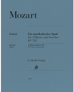 Mozart: Ein musikalischer Spaß, KV 522 (Score)