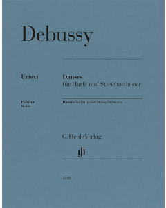 Debussy: Danses for Harp and String Orchestra (Score)