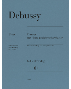 Debussy: Danses for Harp and String Orchestra (Set of Strings)